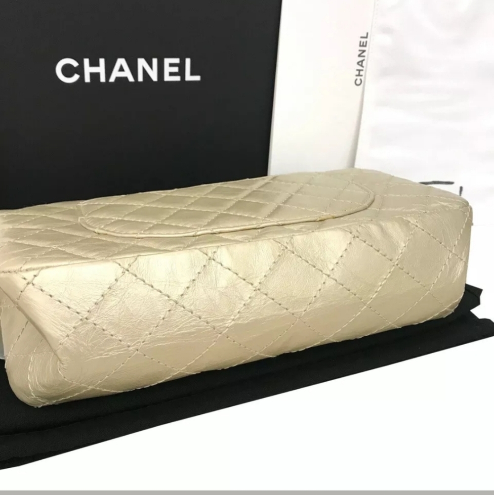 🎉HP X2🎉CHANEL  Reissue Gold Double Flap Calfskin - Picture 5 of 8